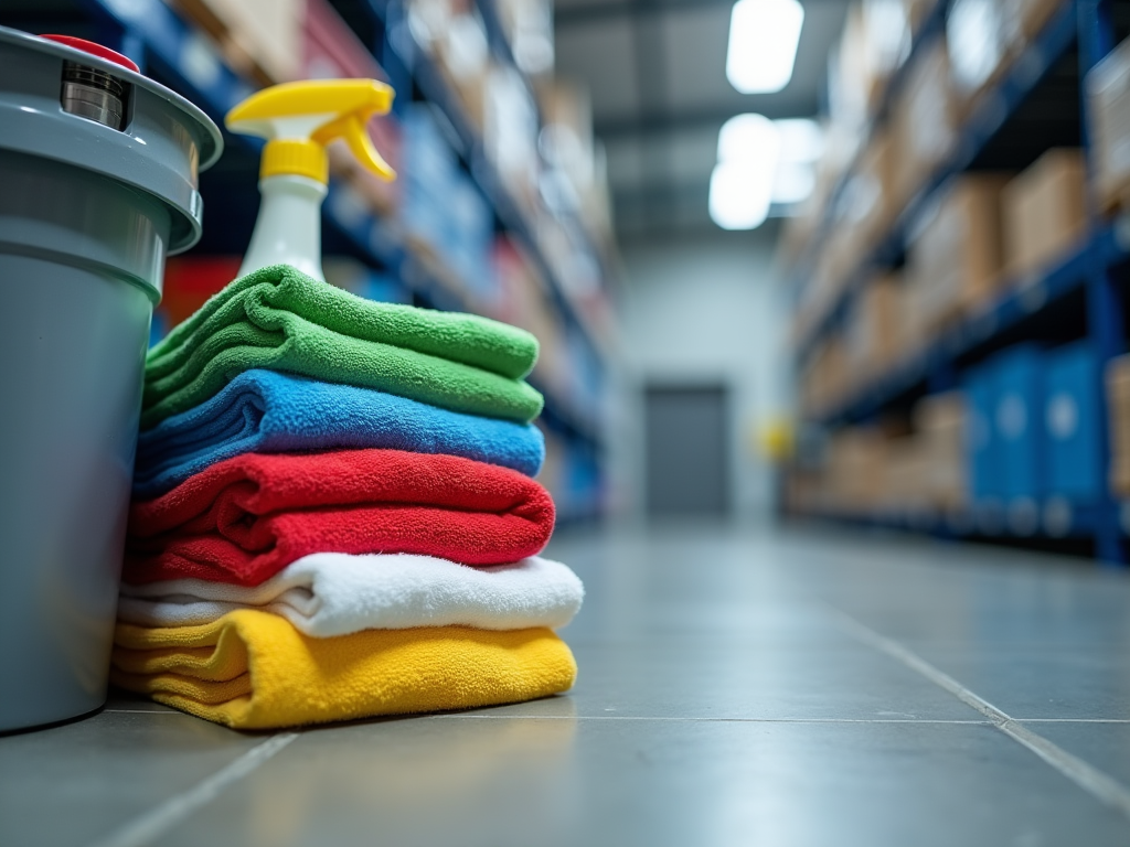 Panos microfibra HACCP, esfregonas, baldes e carros de limpeza para hotéis e restauração