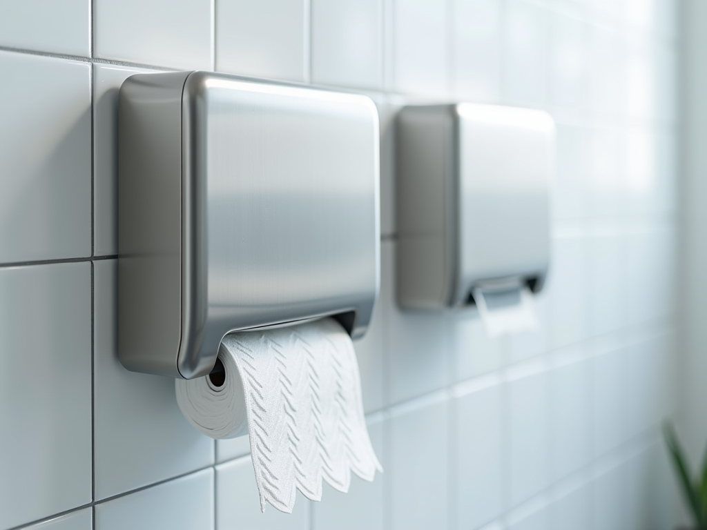 Dispensador de toalhas de mãos em papel