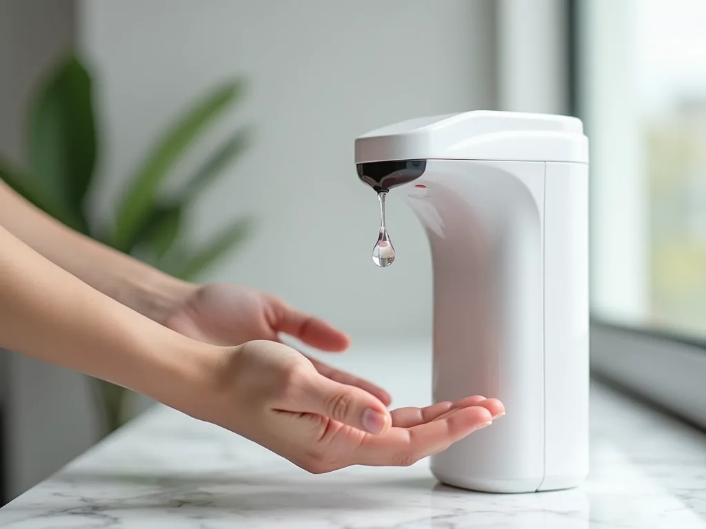 Dispensador de gel desinfetante para mãos