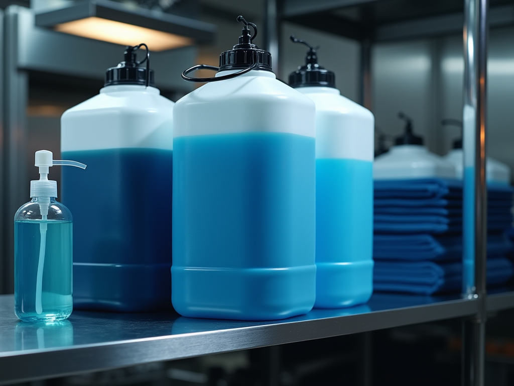 Detergentes e desinfetantes profissionais HACCP para cozinhas de restauração e indústria alimentar